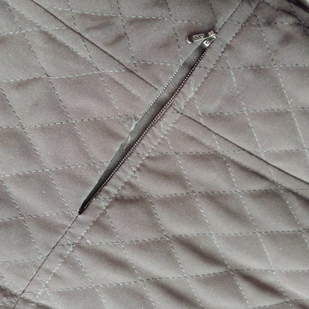 Jones New York Quilted Black Jacket Small - Picture 5 of 11